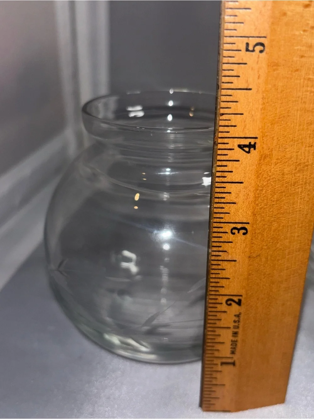 Princess House Heritage Etched Crystal Flower Vase Set of 2